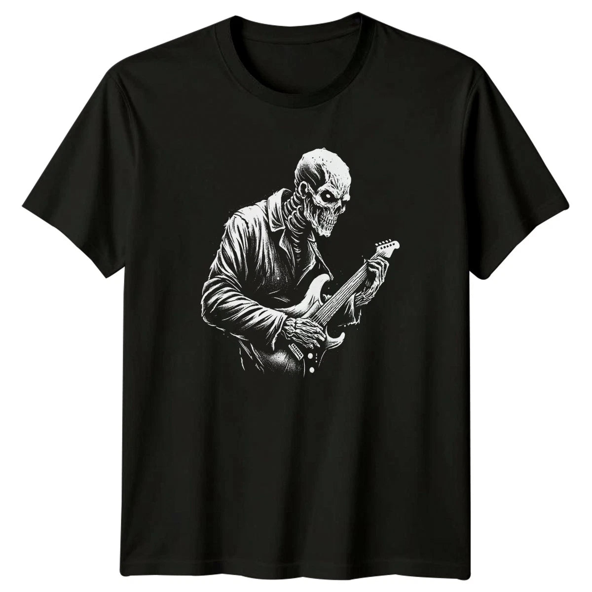 Rock And Roll Skeleton Mens T-Shirt Music Gift For Him