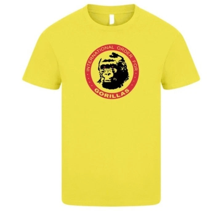 International Order For Gorillas T Shirt 80s Film Real Genius Val Kilmer GT074