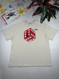 Vintage Oasis style Dice Shirt L Be Here Now Pulp Verve Suede