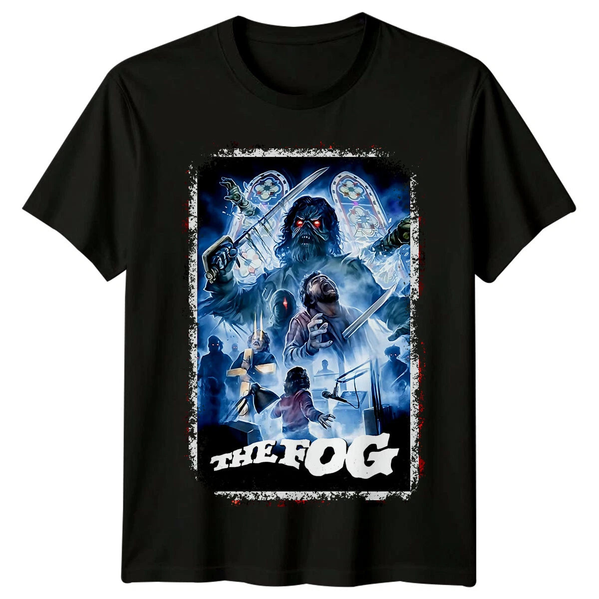 The Fog (1980) Movie Poster Inspired T-Shirt Retro 80s Tee Unisex
