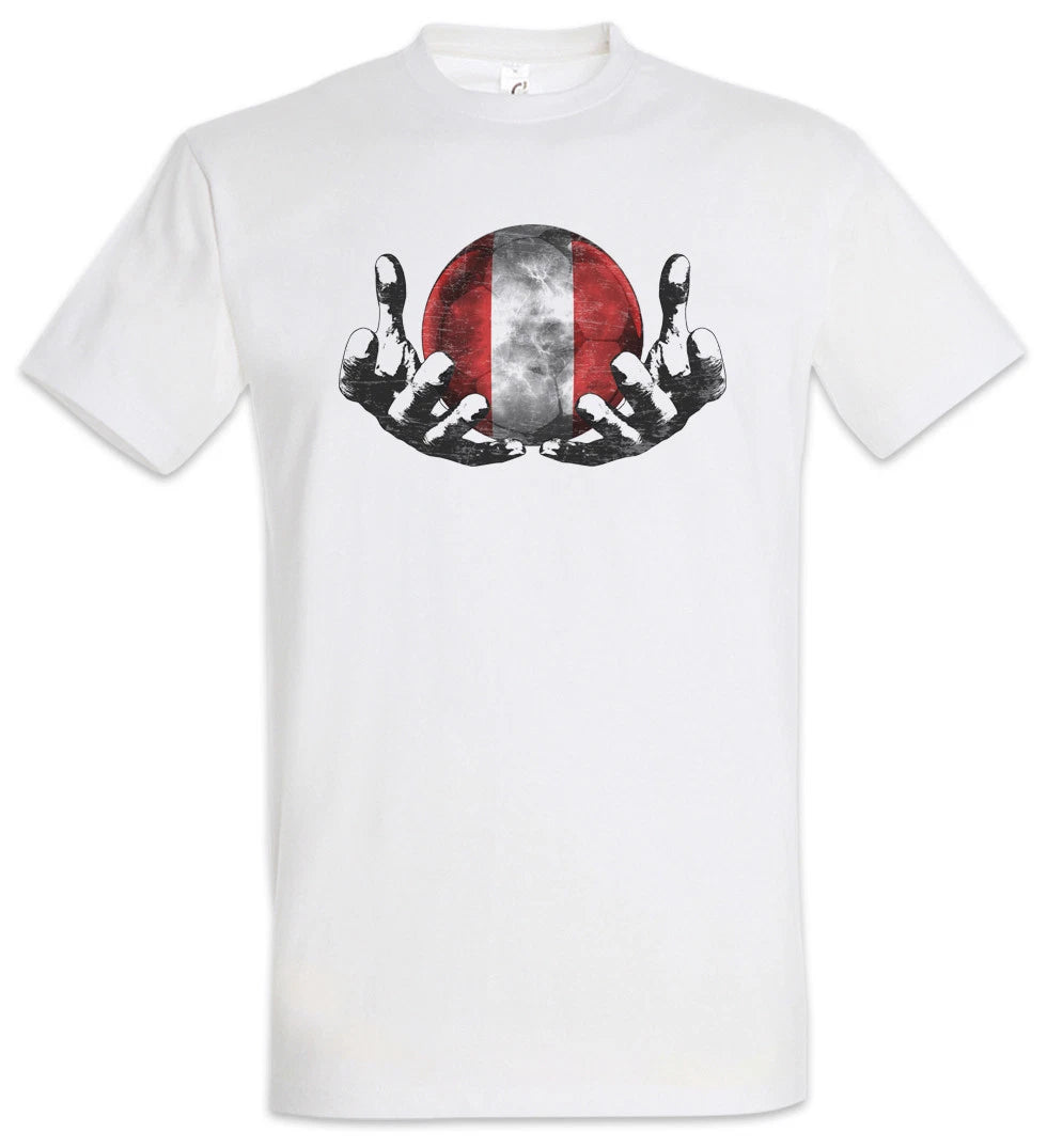 Peru Football Magic Ball T-Shirt peruvian Soccer Flag Banner World Championship