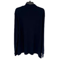 90s Y2K VTG Land's End Turtleneck Long Sleeve Shirt Men L Navy Cotton Base Layer