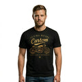 Custom Motorcycle Graphic Tee | Men's Vintage Biker Style Cotton T-Shirt
