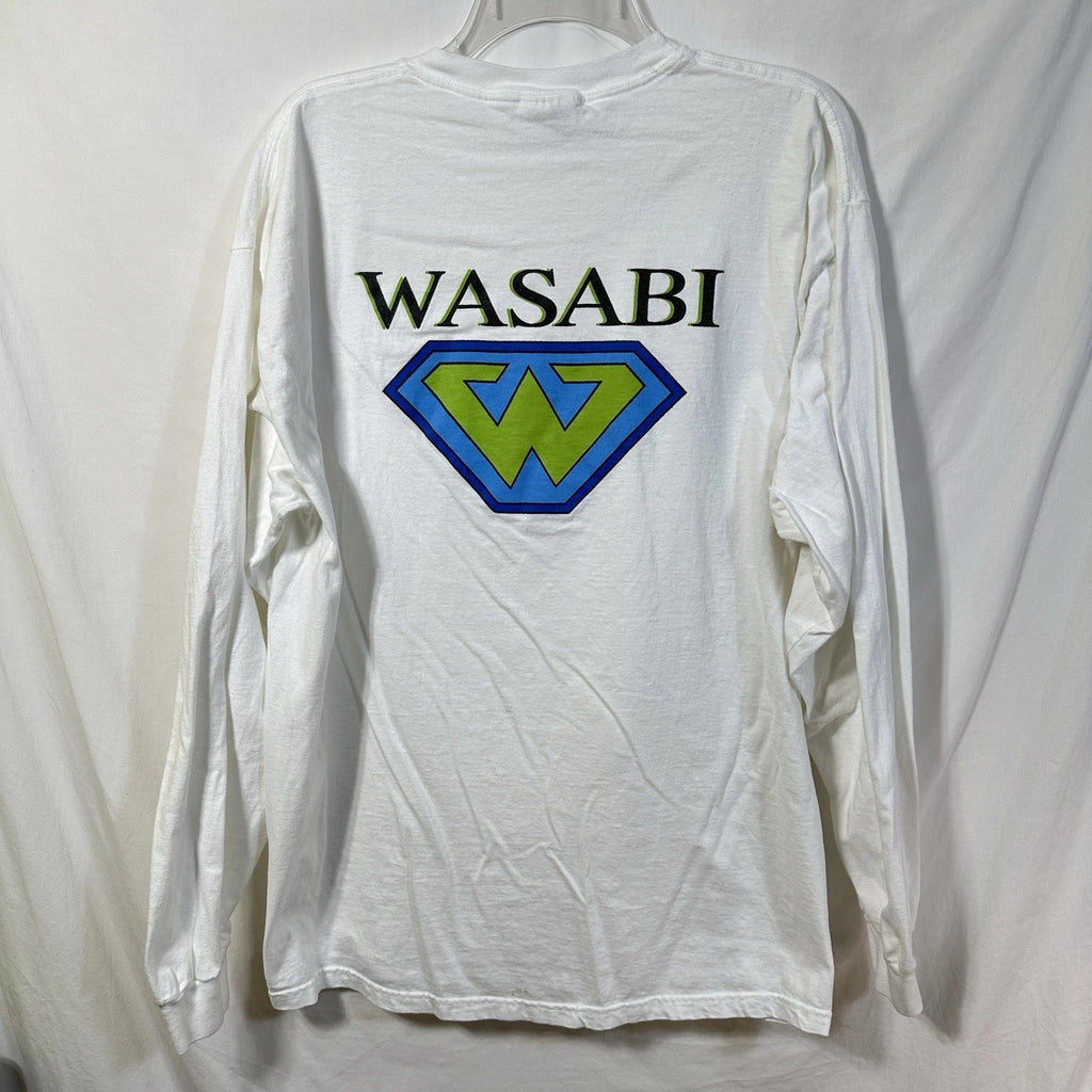 Vintage Nautical Yacht Racing Long Sleeve T-Shirt Wasabi 15107 Y2K XL Boat Tee