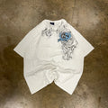 Vintage Y2K Billabong Shirt Size XL Affliction Ed Hardy Style Surf Skate Graphic
