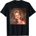 Funny Creepy Doll Face Meme Expression Hilarious Sarcastic T-Shirt