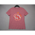 Teacher Vibes Red Heathered Graphic Trendy Statement  TShirt Men Size Small