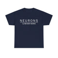 Neurons & Never-Nows T-Shirt – Minimalist Thoughtwear for Thinkers & Creatives