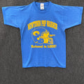 Vintage 90s Newtown Pop Warner 89ers Refused to Lose Medium T-Shirt Blue Graphic