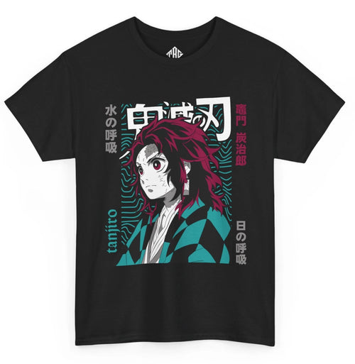 Anime T-Shirt Style Warrior Graphic Tee Inspired Kimetsu No Yaiba Cosplay