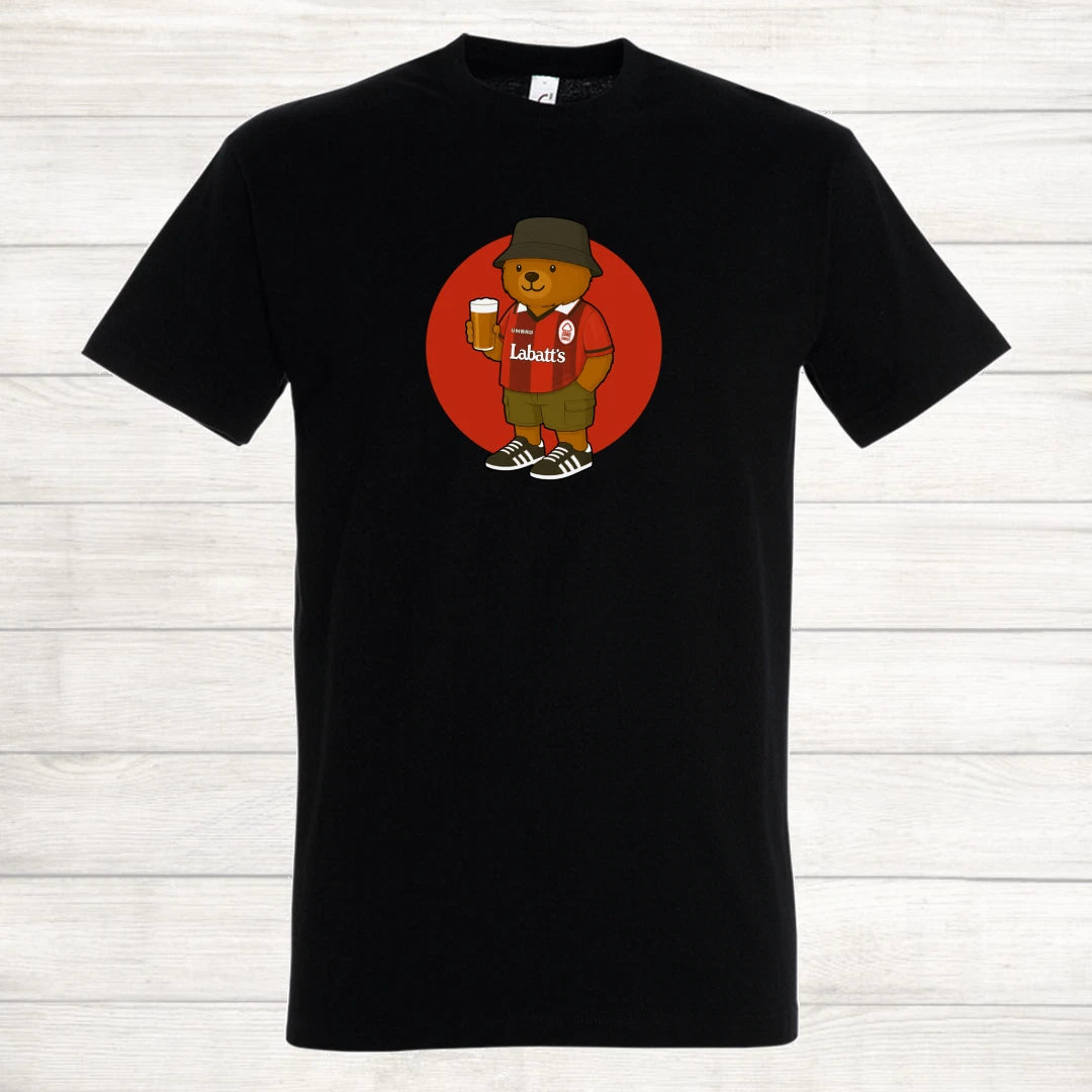 Nottingham Forest adidas Notts The City Ground Retro Teddy Bear Football T Shirt