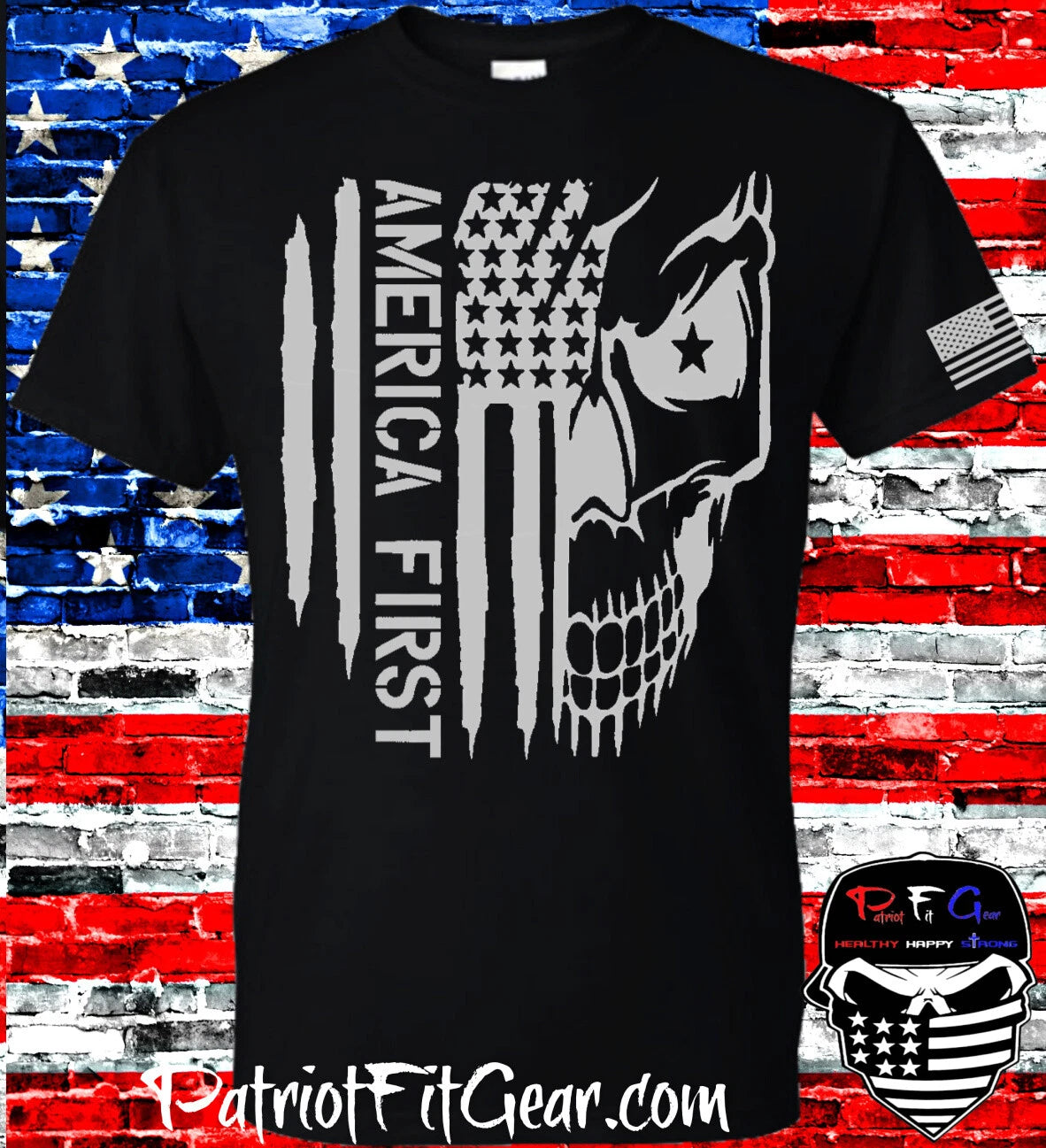 t-shirt,America First,We The People,Dont Tread On Me,Eagle,MAGA,Death Skull,DTOM