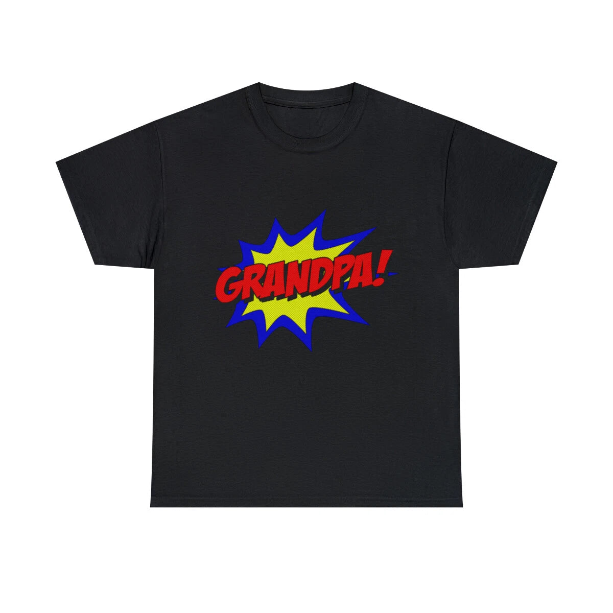 Superhero Grandpa Graphic Tee Shirt, S-5XL