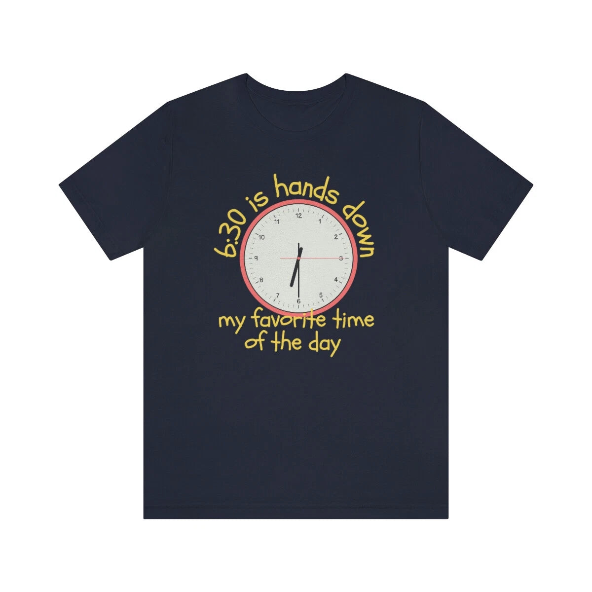Funny Clock T-Shirt | Dad Jokes | Clever Design | Funny Gift T-Shirt