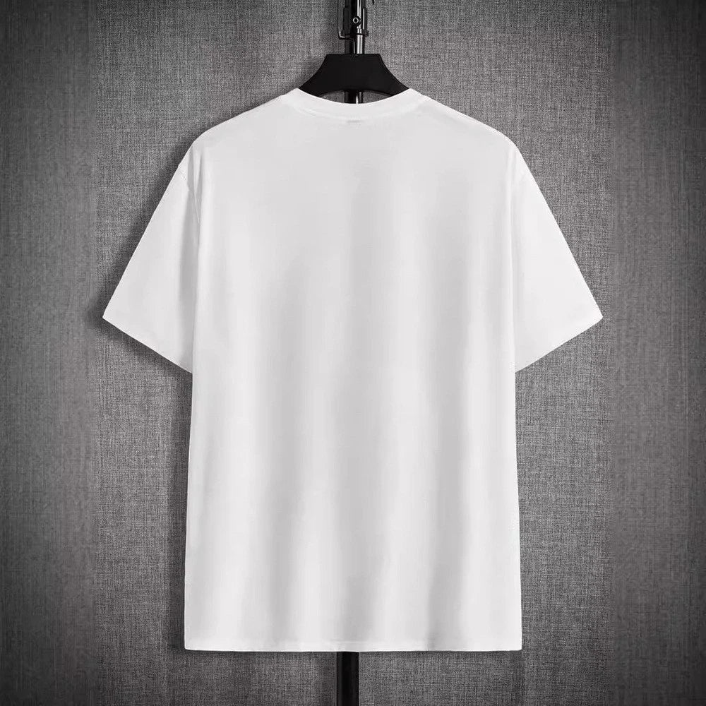 Mens For graffiti print tshirt short sleeve for daily casual and club wear