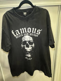 VTG Famous Stars and Straps Shirt XL Black Skull Graphic Travis Barker Die Fun