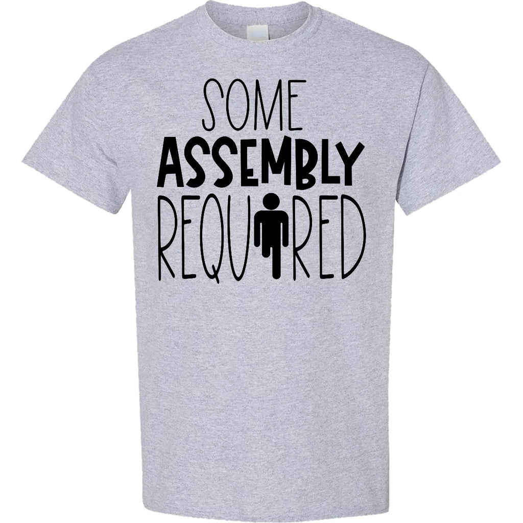 Inktastic Some Assembly Required Right Leg Amputee T-Shirt Prosthetic Survivor