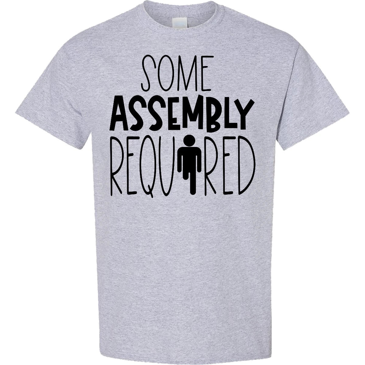 Inktastic Some Assembly Required Right Leg Amputee T-Shirt Prosthetic Survivor