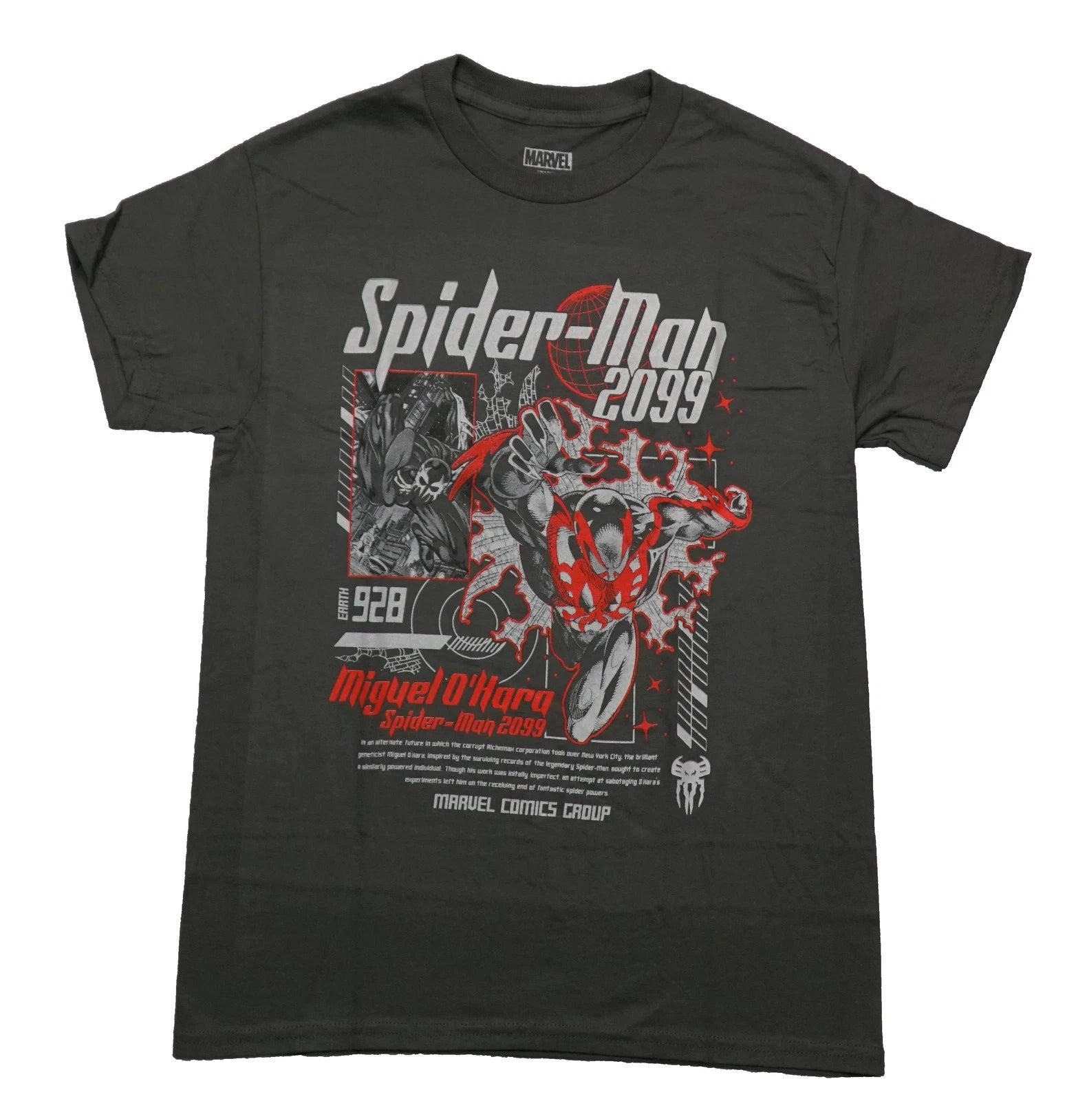 Spider-Man 2099 New Adult T-Shirt - Geneticist Miguel O'Hara Earth 928