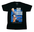 Goosebumps New Adult T-Shirt - Skeleton Grilling Say Cheese and Die!