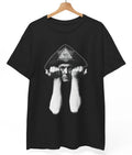 Aleister Crowley Shirt- Occult Black Magik - 100% cotton  Unisex Tee