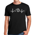 Heartbeat Camera T Shirt Mens Cool Photography Gift Idea Cameras Present Top Tee