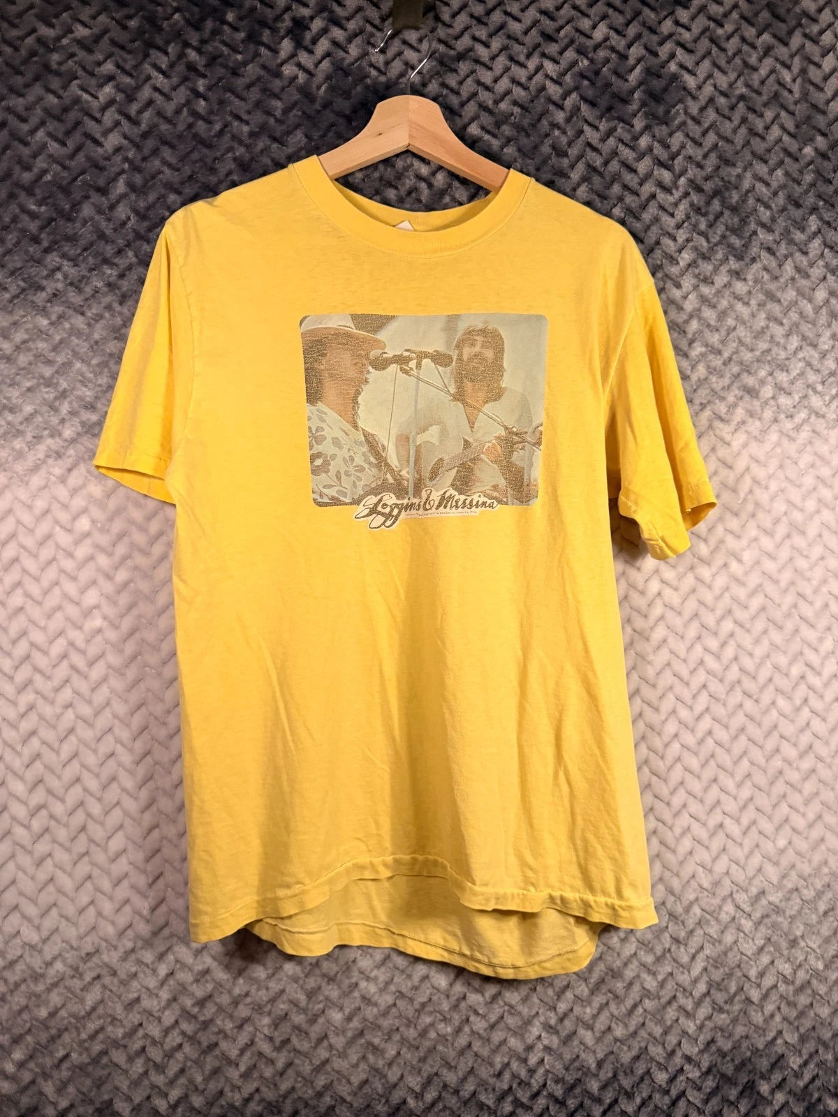 Loggins and Messina Tee 1975 Vintage Belton Tag Size L