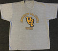 Vtg 80s UC Irvine UCI Faded Spellout Shirt S College School Track PE Grunge 70s