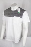 Guess Jeans Men's Brenton Short Sleeve Pocket T Shirt Pure White