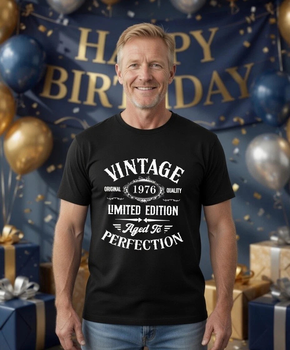 1976 Limited Edition Retro T-Shirt, 50th Birthday Gift, Classic Unisex Tee ..