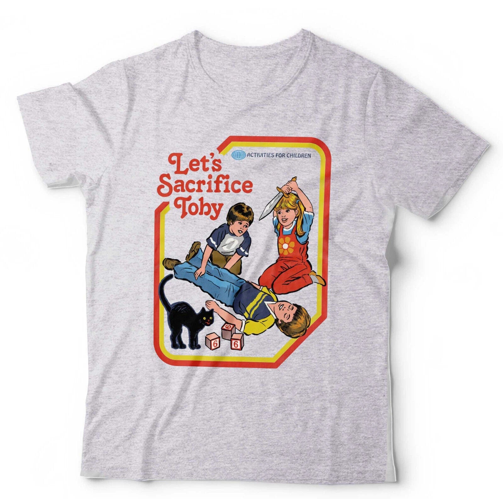 Halloween Cartoon Tshirt Unisex & Kids Nostalgia Creepy Dark Funny Humour Gift