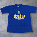 Italia Campioni del Mondo 2006 World Cup Champions Royal Blue T Shirt M