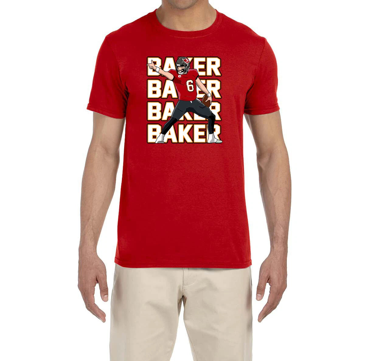 Baker Mayfield Text Pic T-shirt