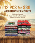 California Graphic T-Shirts 12-Pack Size 2xl Perfect Gift