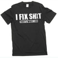Men's Funny DIY garage T-shirt I fix things shirt fathers day mechanic shirt