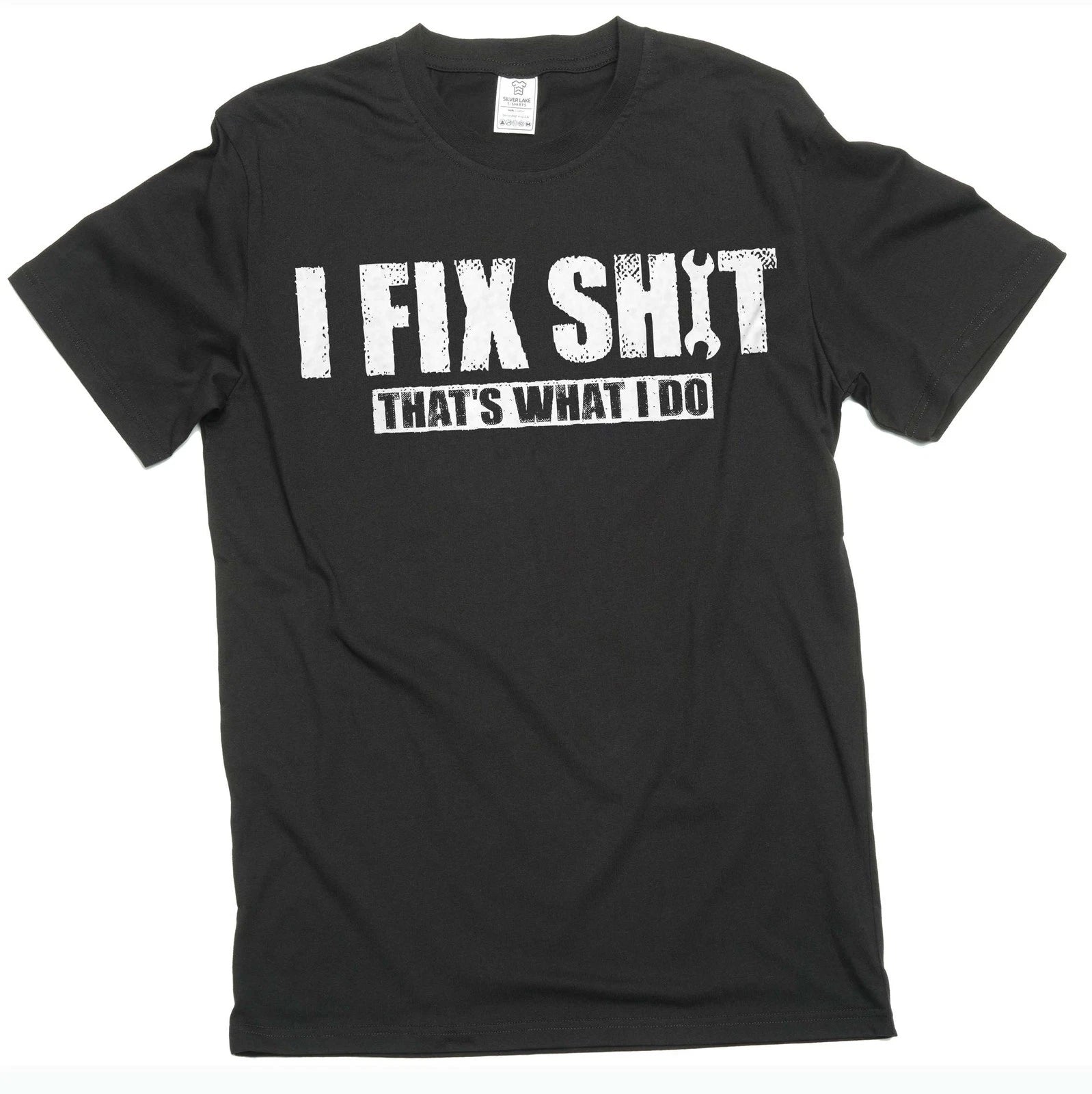 Men's Funny DIY garage T-shirt I fix things shirt fathers day mechanic shirt