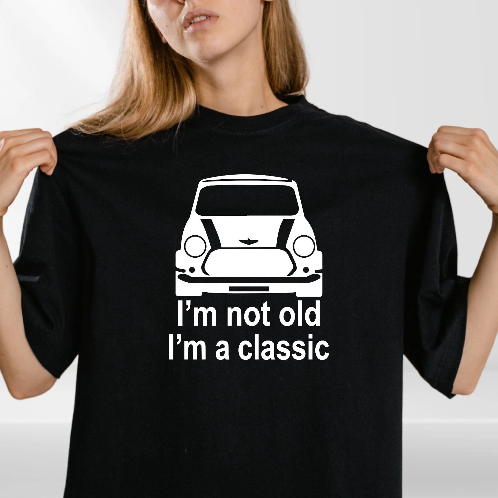Classic Mini T-Shirt Retro Car Enthusiast Gift Unisex Cotton Tee UK