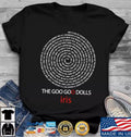 The Goo Goo Dolls Iris Music Black T-Shirt Size S-5XL GIft Fans