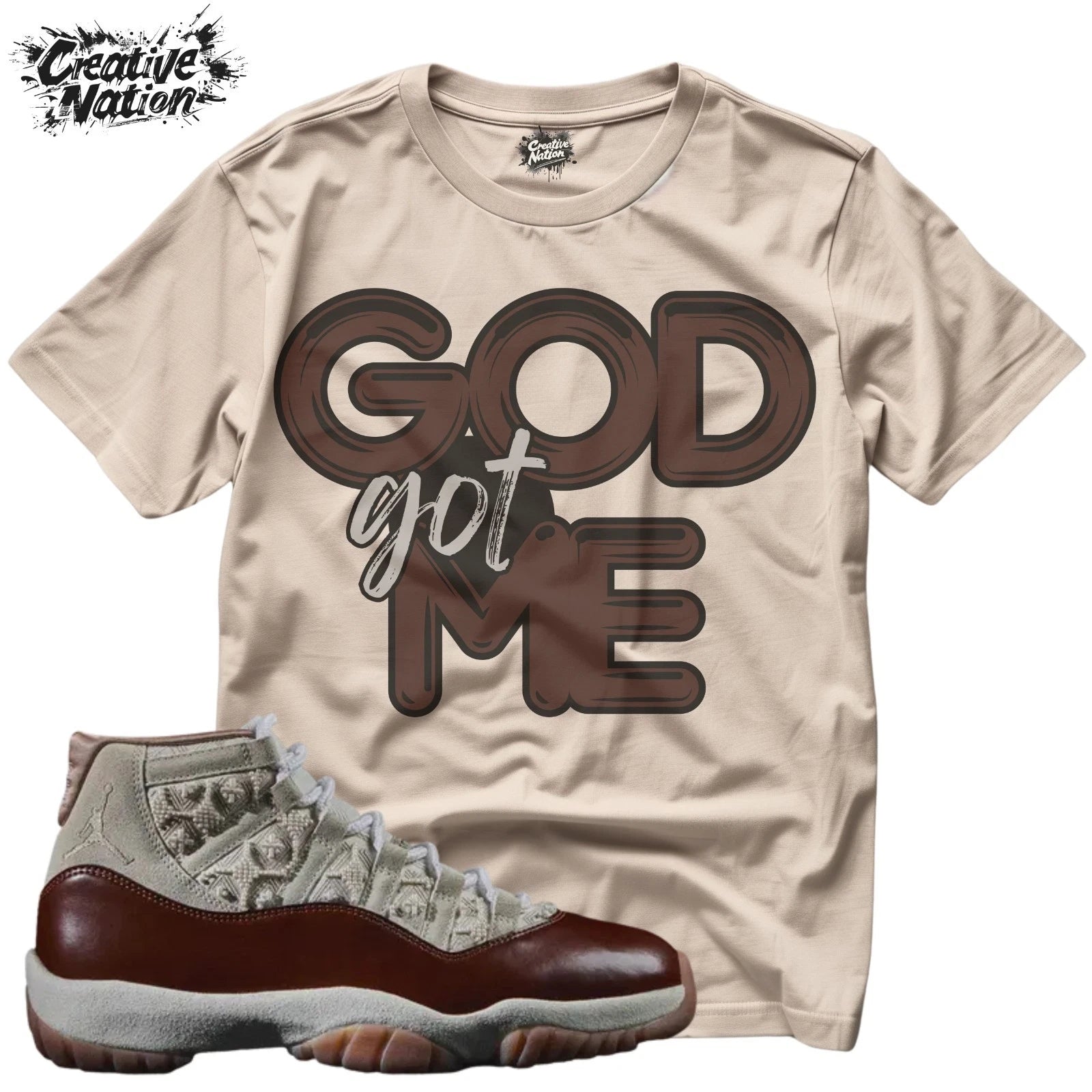 Shirt To Match 11 H-Town Unisex Tee Sneaker Shirt GOD Got Me Shirt Sneaker Tee