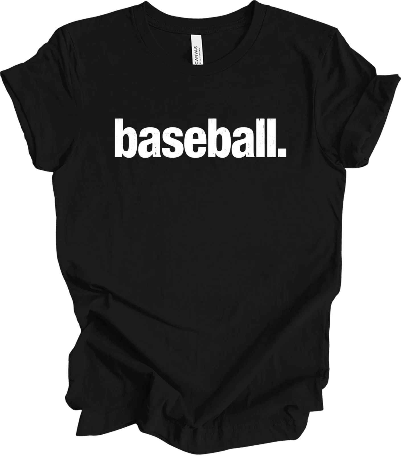 Minimalist Baseball Typography | Modern Sports Fan Design | Game Day Style T-shi