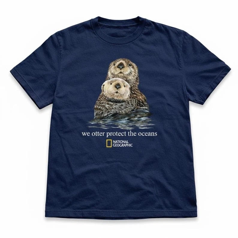 We Otter Protect The Oceans – Cute Sea Otter Conservation T-Shirt