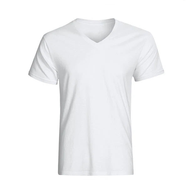 3-12-Pack V/Crew-Neck For Men's 100% Cotton Tagless T-Shirt Undershirt Tee White