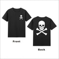 Skull and Crossbones Pocket Design Gothic T-Shirt