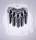 Affliction Long Sleeve Shirt Mens Large Y2K White Grim Reaper Thermal Gothic Tee
