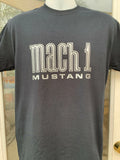 MUSTANG MACH 1 T-SHIRT BLACK MACH ONE FORD 1969-1978 2003 2004 2021 1970