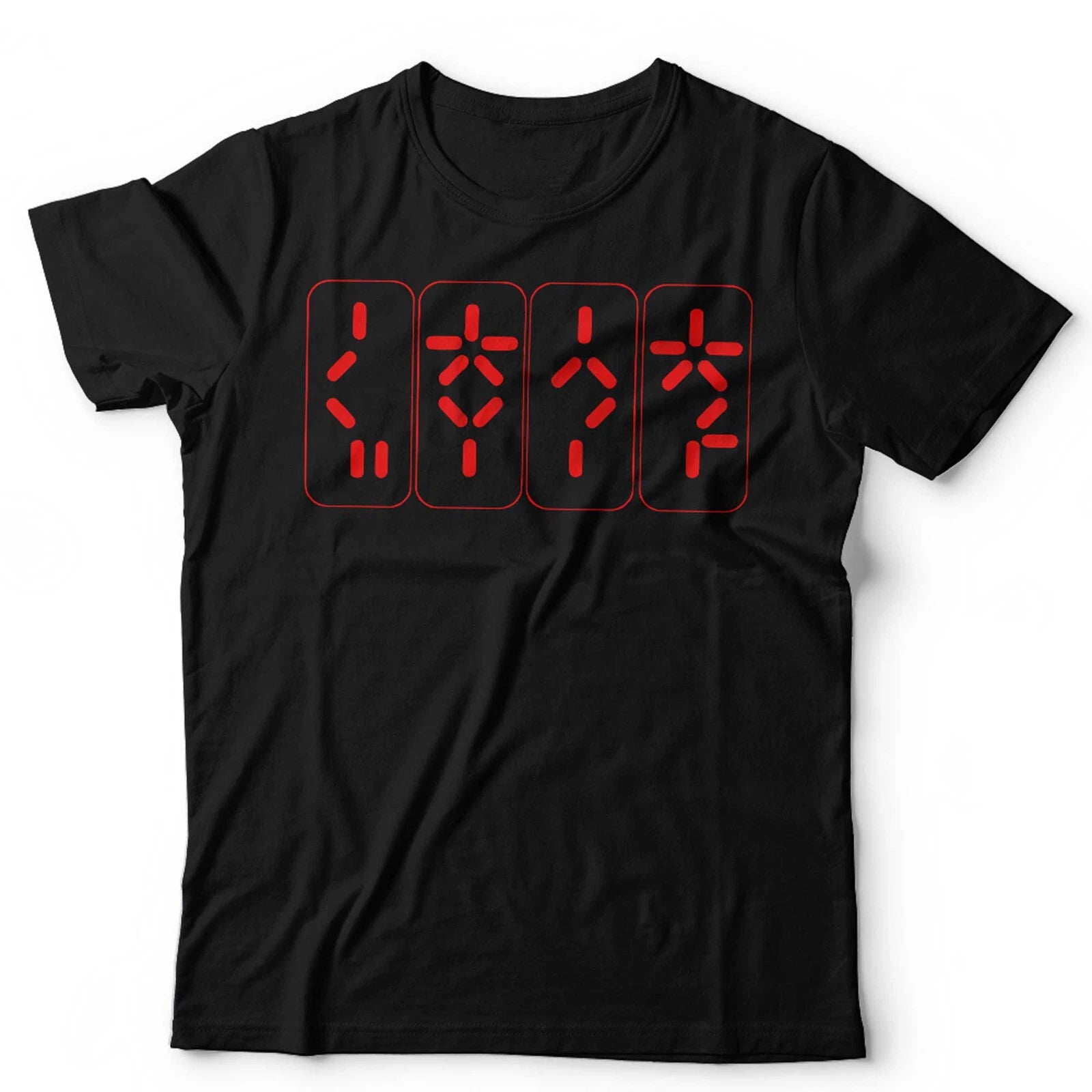 Predator Tshirt Countdown Unisex 80s Movie Arnold Schwarzenegger Alien Retro