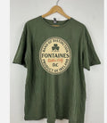 Fontaines D.C. Band Est 2017 Logo T Shirt Green All Size