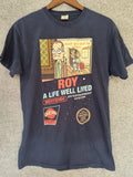 Rick And Morty Ricktendo Roy A Life Well Lived T Shirt Mens Medium Retro Pixel A