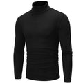 Mens Thermal Shirt Casual Slim Fit Long Sleeve Mock Turtleneck Pullover AU