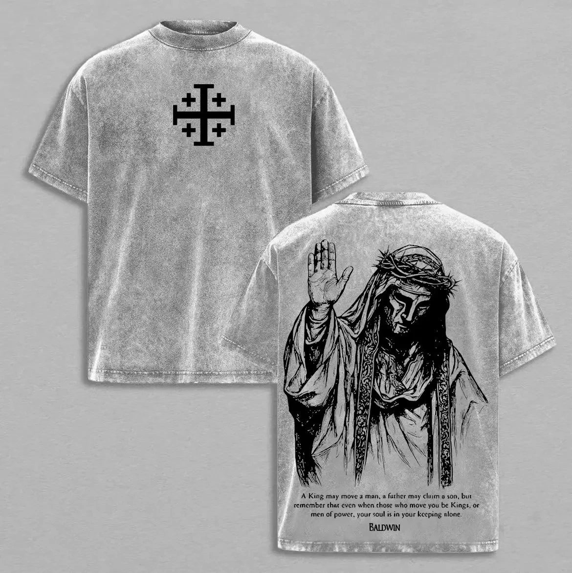 Gothic Y2k King Washed T-Shirt